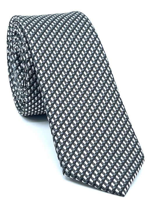 Legend Accessories Typ Micro Herren Krawatten Set Gedruckt in Gray Farbe