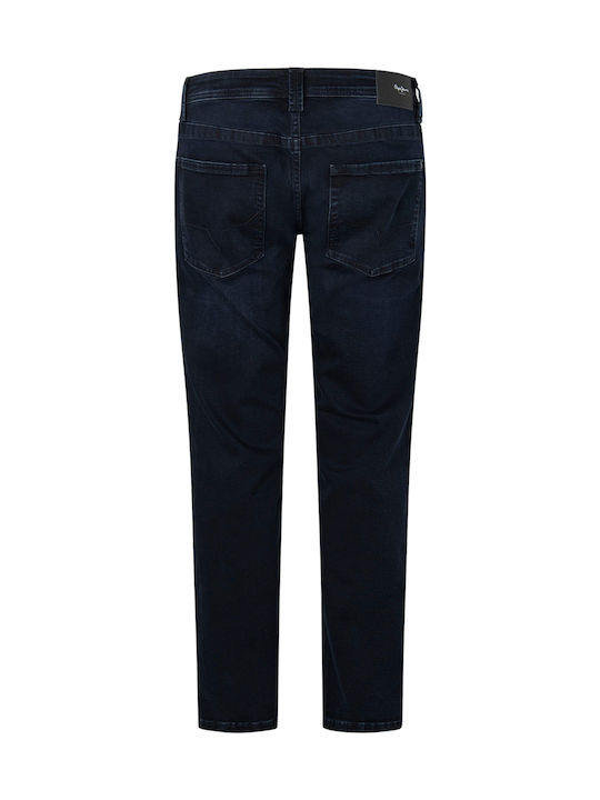 Kingston Men's Jeans Pants with Relaxed Straight Fit Blue