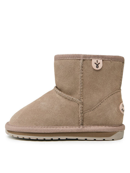 Wallaby Mini Suede Παιδικά Μποτάκια Χιονιού Καφέ