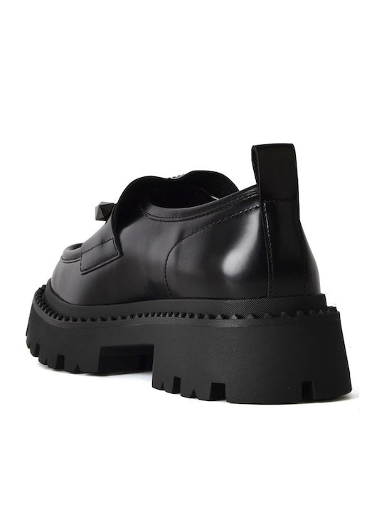 Genial Jack Women's Loafers In Black Color