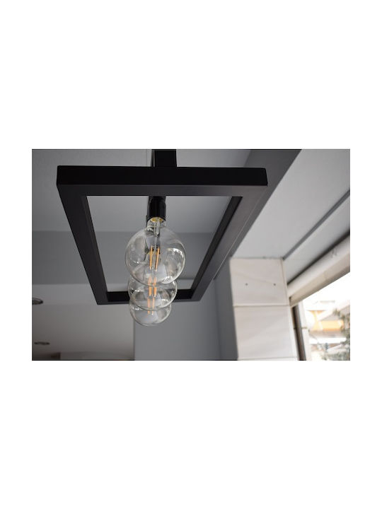 Beddo Pendant Light Three-Light Black