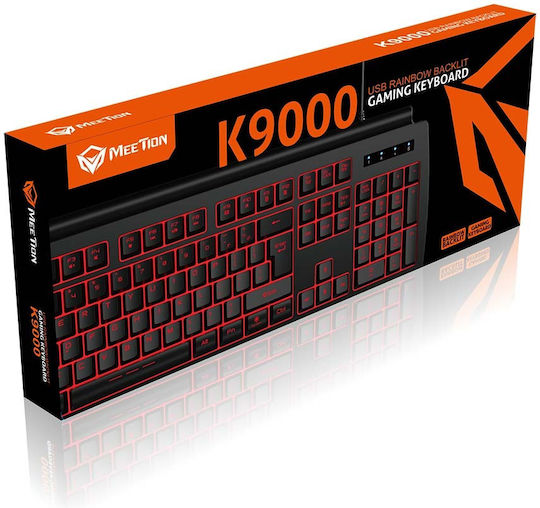 Meetion Mt-k9000 Gaming Πληκτρολόγιο με Φωτιζόμενα πλήκτρα (Αγγλικό US)