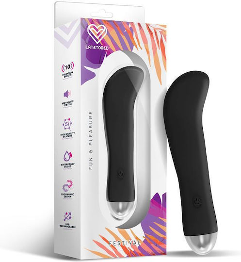 LateToBed Vibrator Schwarz