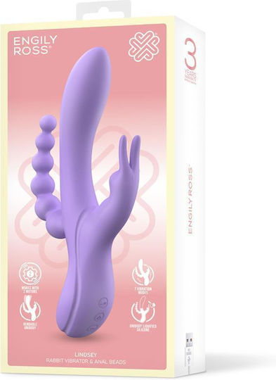 Engily Ross Klitoris Vibrator 22.2cm Lila