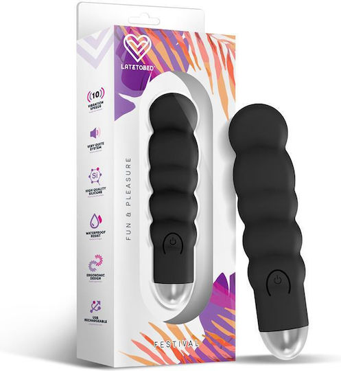 LateToBed Ewon Classic Black Vibrator