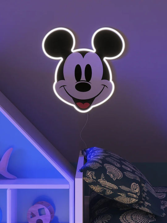 Παιδικό Φωτιστικό Τοίχου Led Πλαστικό Mickey