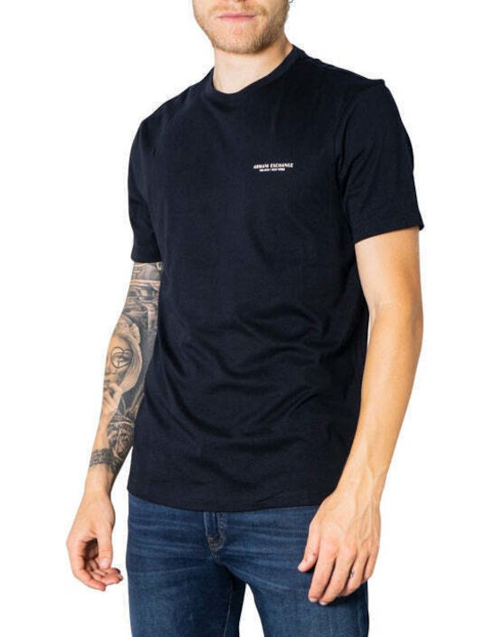 Armani Exchange Herren T-Shirt Kurzarm Schwarz