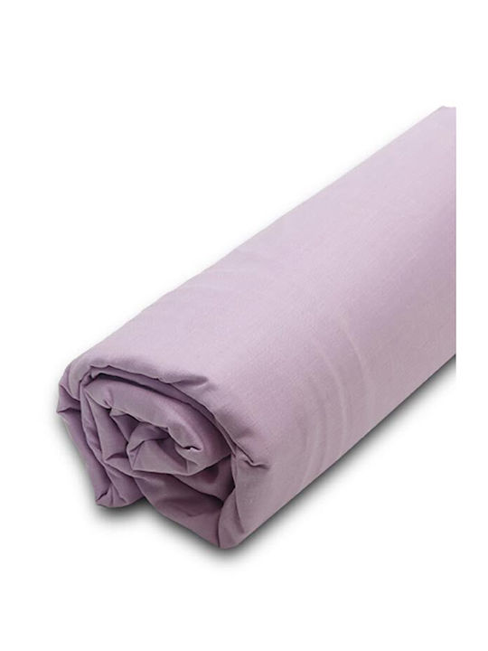 Sunshine Sheet Semi Double with Elastic 120x200+20cm. Menta Lilac, 8