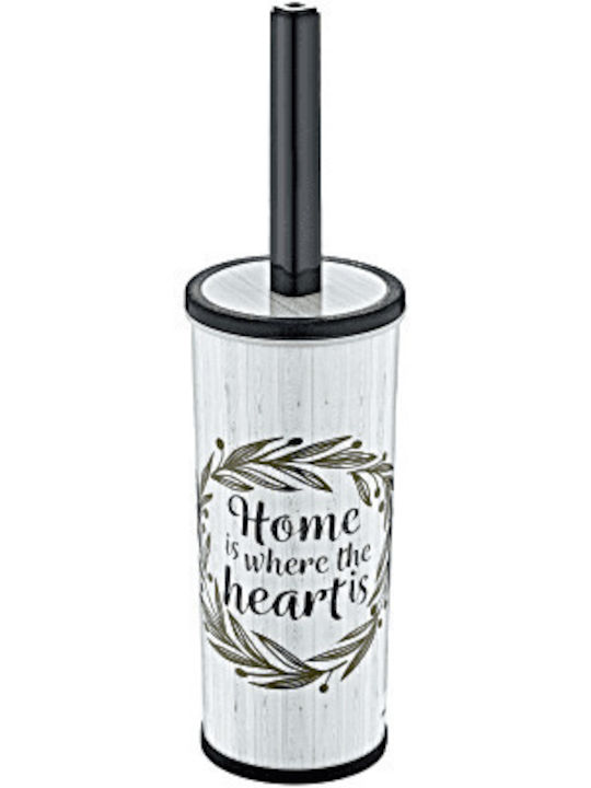 Happy House Plastic Toilet Brush White