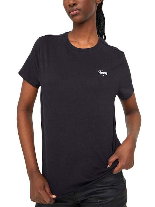 Tommy Hilfiger Feminin Tricou Black