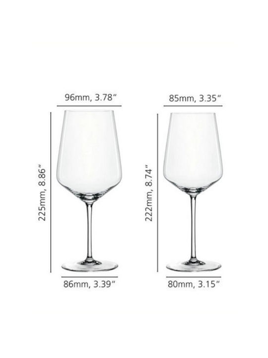 Spiegelau Style Wine Set de pahare pentru Vin Alb din Sticlă Cu picior 12buc