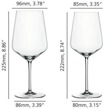 Spiegelau Stil Wein Set Brillen für Weißwein aus Glas Kelch 12Stücke