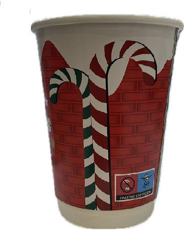 Kronos Weihnachtlich Glas Einweg (Μiverse Designs)