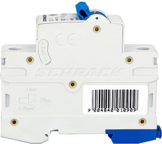 Schrack Automatic Circuit Breaker 40A Single-pole AC 196-010600140