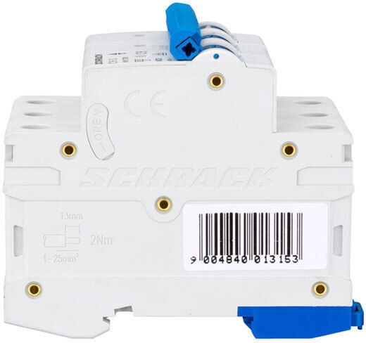 Schrack Automatic Circuit Breaker 50A Triple-pole AC 196-010600350