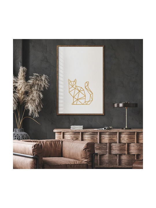 Walls Poster Γάτα | Gold 50x70cm