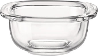 Max Home Serving Bowl Round Glass Transparent with Diameter 9.2cm 6pcs