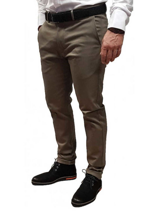 Vittorio Artist Men's Trousers Chino Brown