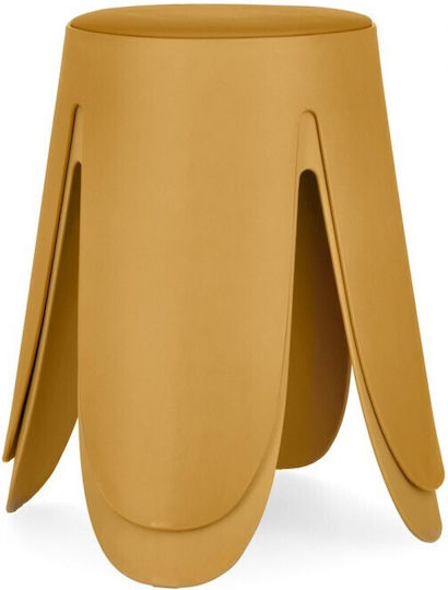 Табуретка Дневна стая от полипропилен Imogen Mustard 37x37x47бр