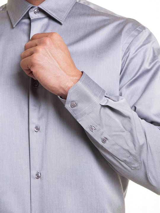 Long-sleeved Cotton Shirt Black