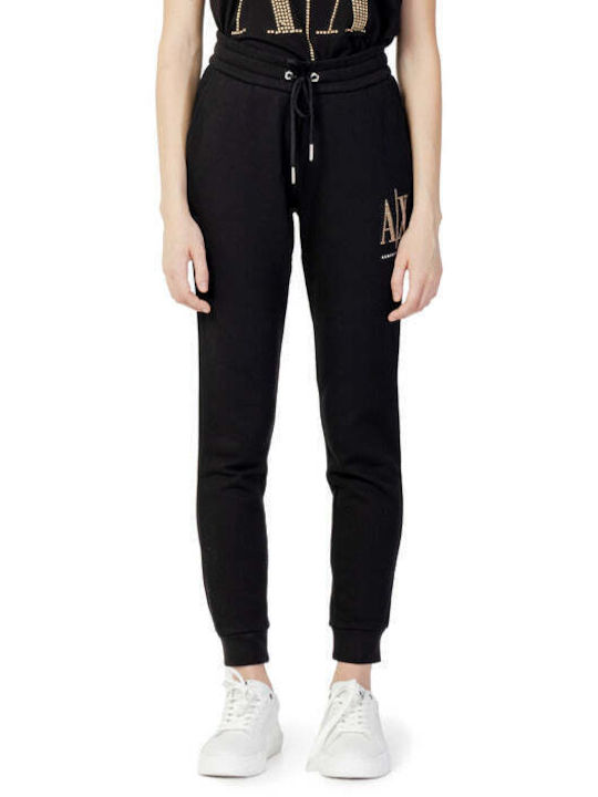 Armani Exchange Pantaloni de trening pentru femei Negru