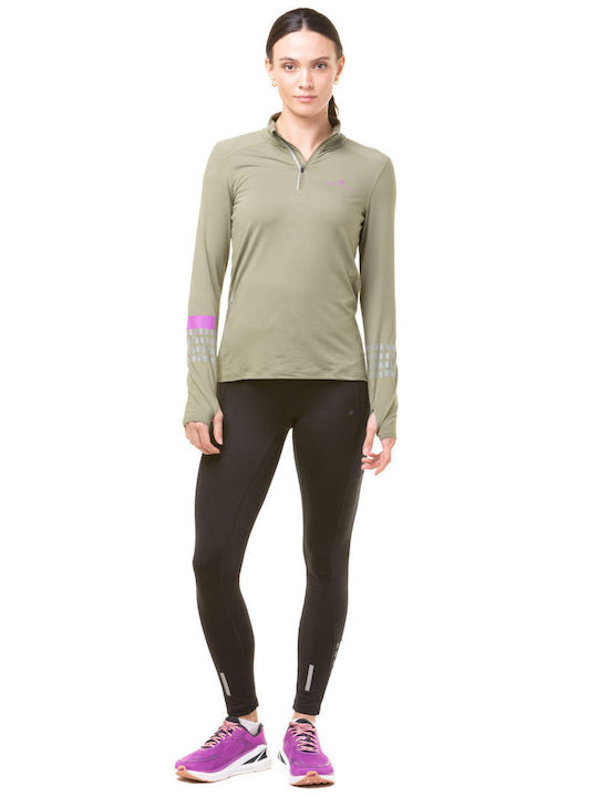 Women's Sports Long Sleeve Top Brown