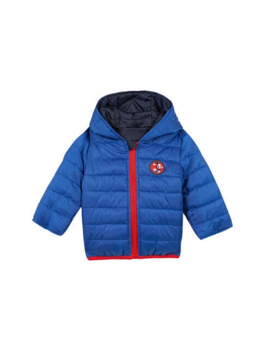 3 Pommes Kinderjacke Beidseitig Marineblau