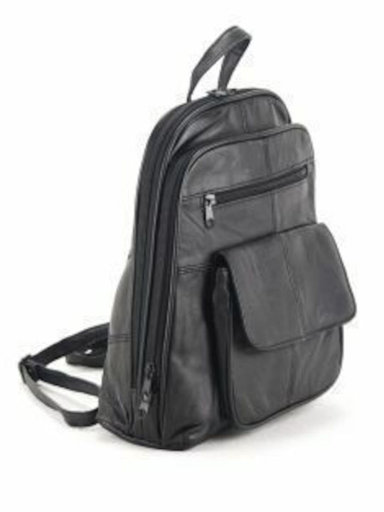 Kouros Leather Women's Bag Backpack Black