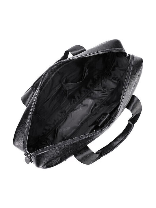 Leather Men's Briefcase Black