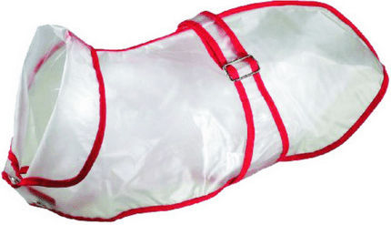 Flamingo Flamingo Hundemantel Wasserdicht Transparent Klein mit Rückenlänge 50 cm
