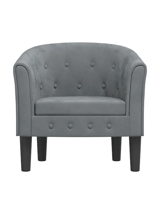 Armchair Dark Grey 70x56x68cm