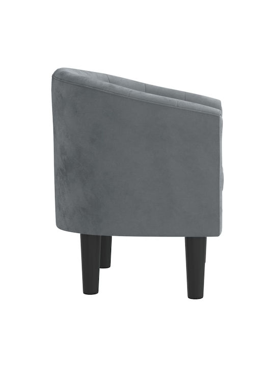 Armchair Dark Grey 70x56x68cm