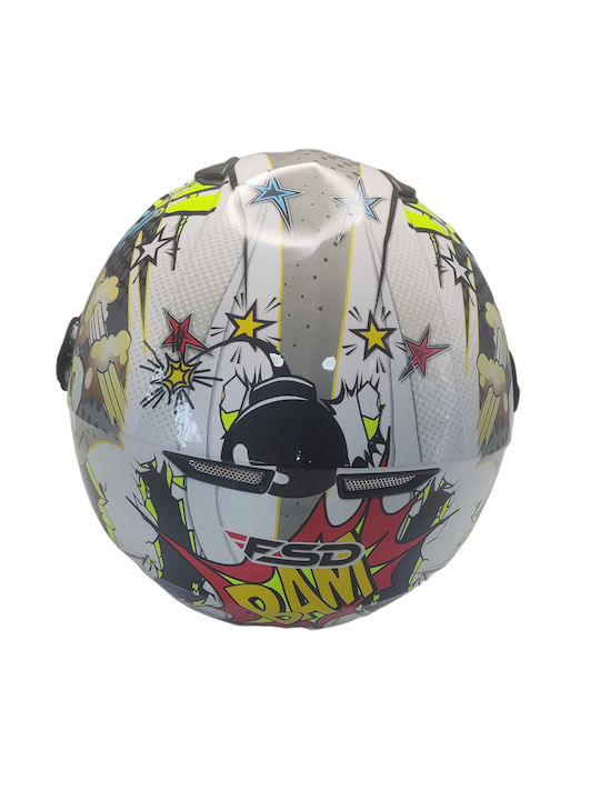 Faseed 700 Boom Kids Motorcycle Helmet Jet