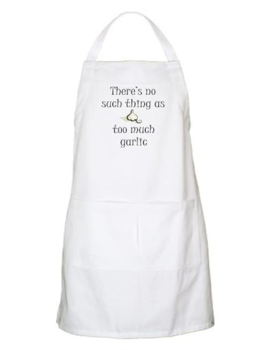 Apron for garlic lovers - Black