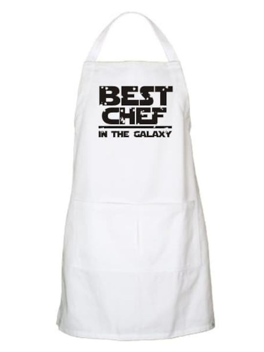 Best Chef in the Galaxy apron - White