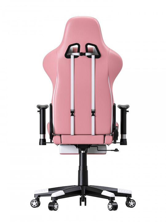 Oneray D0921F Gaming Stuhl mit Fußstütze Rosa