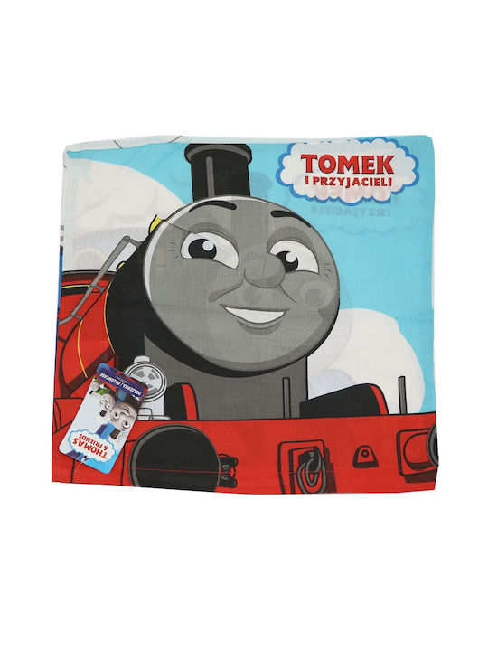 Kids Decorative Pillow Case Thomas Friends Thomas Train Light Blue 40x40cm