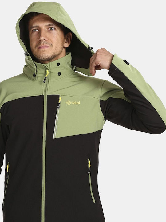 Kilpi Ravio-m Men's Winter Softshell Jacket Waterproof and Windproof Green (Code: GRN)