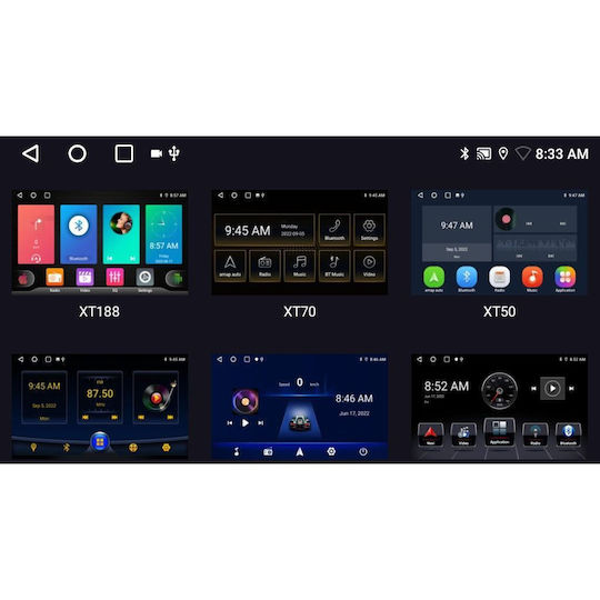 Digital IQ Автомобилна Аудио Система (Блутут/USB/WiFi/GPS/Apple-Carplay/Android-Auto) с Тъчскрийн 10"