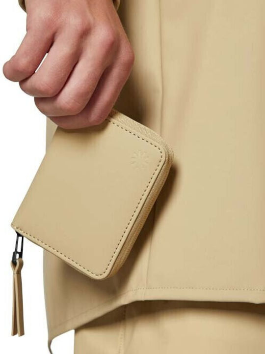 Wallet Mini Ανδρικό Πορτοφόλι Μπεζ