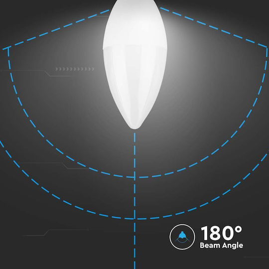 V-TAC Vt-268 LED Bulb 6.5W 102mm for Socket E14 Natural White 600lm