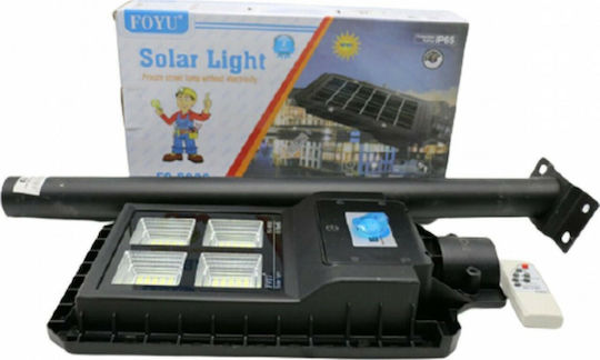 Foyu Lampă Solară Stradală 30W Alb Rece 6500K cu Telecomandă IP65