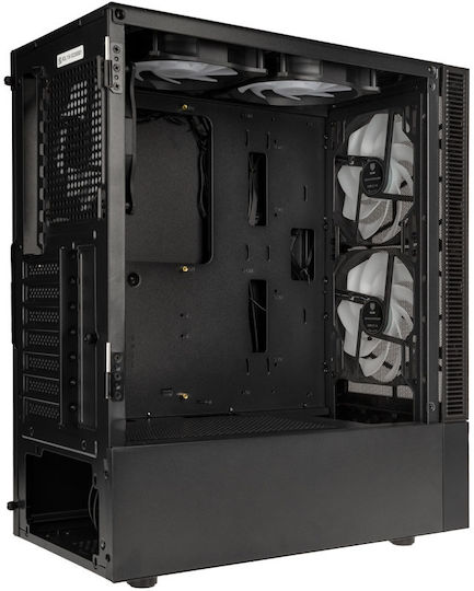 Kolink Observatory MX Mesh ARGB Gaming Midi Tower Computer Case with Side Window Black