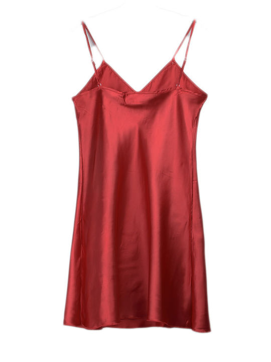 Topaki Winter Damen Nachthemd Red