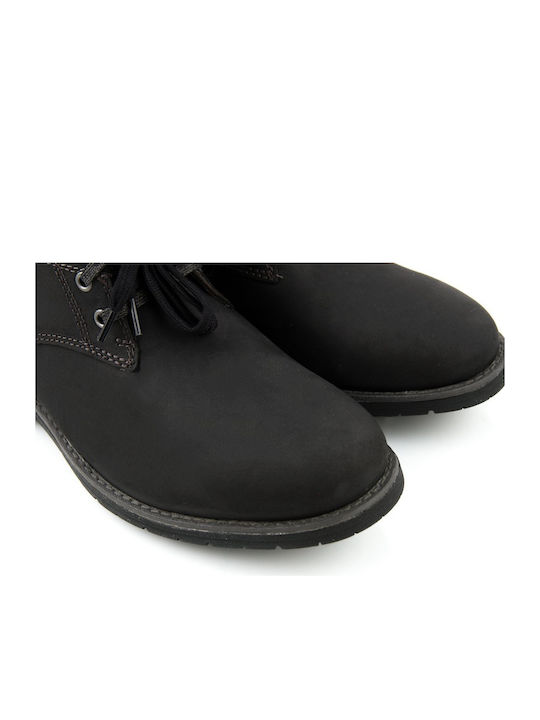 Hush Puppies Piele Negru Ghete barbati