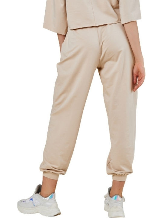 Women's Sweatpants Ecru.