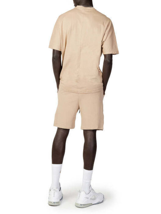 Men's Shorts Beige Set