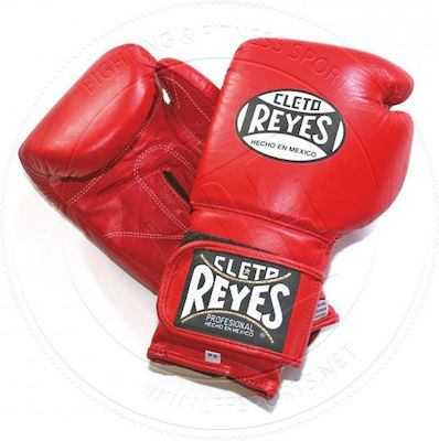 Cleto Reyes Leather Boxing Competition Gloves Red