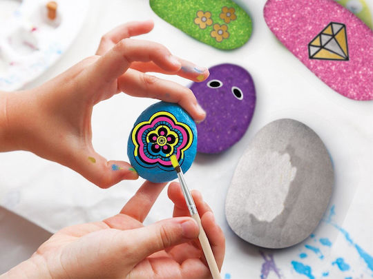 Grafix Ζωγραφική Painting On Stones (neon) για Παιδιά 3+ Ετών 19τμχ