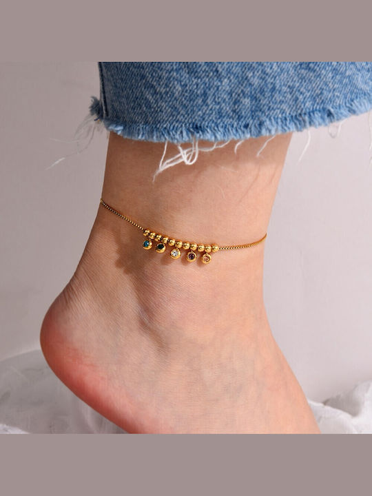 Callajewels Vergoldete Fußarmband aus Stahl Callajewels Vergoldete Fußarmband aus Stahl